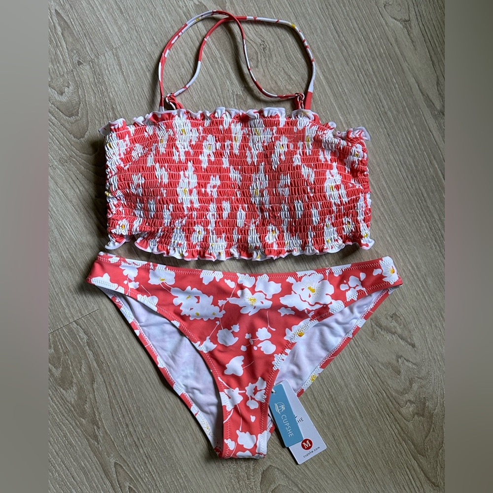 Pink Floral Bikini
